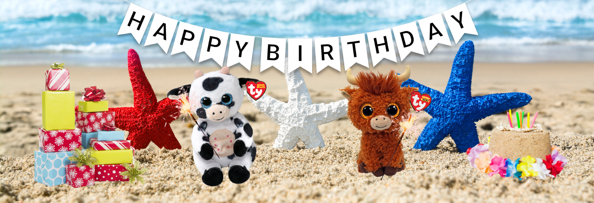 happy birthday beanie baby